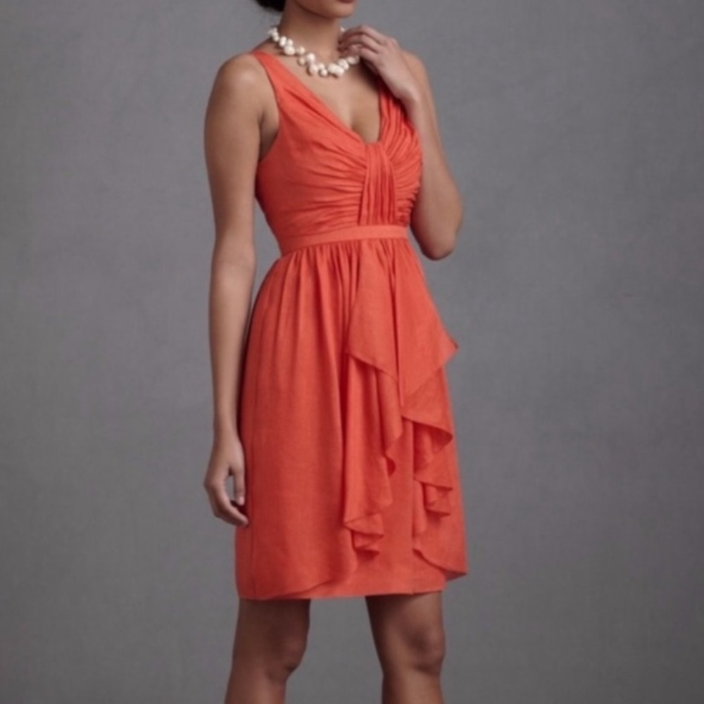 Quillaree linen silk blend dress